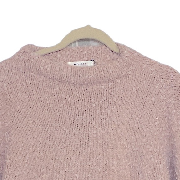 Moussy Blush Crop Mock Neck Sweater - Picture 6 of 6